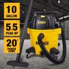 imageDEWALT DXV10P 10 Gallon Poly Wet Dry Vacuum Yellow