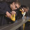imageDEWALT Drill 80Amp 38Inch Variable Speed Trigger MidHandle Grip for Comfort Corded DWD115K 