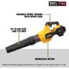 imageDEWALT FLEXVOLT 60V MAX Blower 125 MPH 600 CFM DCBL772X1Blower Kit Only