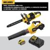 imageDEWALT FLEXVOLT 60V MAX Blower 125 MPH 600 CFM DCBL772X1w Chainsaw