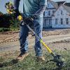 imageDEWALT FLEXVOLT 60V MAX String Trimmer Brushless Two Speed 15Inch 3Ah Battery DCST970X1w Extra Trimmer Line
