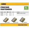 imageDEWALT Galvanized Barbed Fencing Staples 15quot 9 GA DFS9150B1G