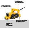 imageDEWALT Hand Planer 55Amp 314Inch D26676Hand Planer