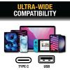 imageDEWALT Heavy Duty 30W PD USB Wall Charger Worksite USBC Chargers Type C Fast Charger Foldable Plug Compatible with iPhone 16 15 14 13 12 Pro Max iPad Pro2Port PD