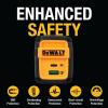 imageDEWALT Heavy Duty 30W PD USB Wall Charger Worksite USBC Chargers Type C Fast Charger Foldable Plug Compatible with iPhone 16 15 14 13 12 Pro Max iPad Pro2Port PD