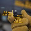 imageDEWALT Heavy Duty 35mm to Lightning Adapter 90Degree L Connector Female to 35mm Male Headphone Jack Adapter for iPhone Compatible Lightning to 35 mm Headphone Jack Adapters Adapts Legacy Devices