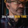 imageDEWALT Heavy Duty Bluetooth Neckband Headphones Wireless Around The Neck Earbuds w 30H Runtime  Noise Isolation Secure Magnetic Wireless Earbuds Jobsite Pro Builtin Mic Bluetooth HeadsetsBlack