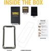 imageDEWALT Heavy Duty Glass Screen Protector for iPhone 15 Plus 2 Pack Tempered Glass Screen Protector Case Friendly Perfect Install Tool Included LongLasting ProtectioniPhone 12 Pro Max