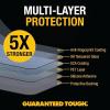 imageDEWALT Heavy Duty Glass Screen Protector for iPhone 15 Plus 2 Pack Tempered Glass Screen Protector Case Friendly Perfect Install Tool Included LongLasting ProtectioniPhone 14 Pro