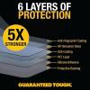 imageDEWALT Heavy Duty Glass Screen Protector for iPhone 15 Plus 2 Pack Tempered Glass Screen Protector Case Friendly Perfect Install Tool Included LongLasting ProtectioniPhone 15 Pro