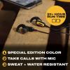 imageDEWALT Heavy Duty Neckband Bluetooth Earbuds Wireless Bluetooth 52 Headphones wMicrophone Lightweight Comfort IP56 Waterproof Deep Bass Strong Beat 20H Playtime Jobsite BehindNeck EarphonesBlack
