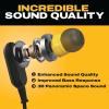 imageDEWALT Heavy Duty Neckband Bluetooth Earbuds Wireless Bluetooth 52 Headphones wMicrophone Lightweight Comfort IP56 Waterproof Deep Bass Strong Beat 20H Playtime Jobsite BehindNeck EarphonesBlack