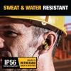 imageDEWALT Heavy Duty Neckband Bluetooth Earbuds Wireless Bluetooth 52 Headphones wMicrophone Lightweight Comfort IP56 Waterproof Deep Bass Strong Beat 20H Playtime Jobsite BehindNeck EarphonesYellow