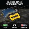 imageDEWALT Heavy Duty Portable Charger Power Bank 10000 mAh Battery Pack with USBC Port for iPhone 1616 Plus16 Pro16 Pro Max iPhone 151413 Samsung Galaxy