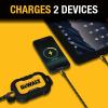 imageDEWALT Heavy Duty Portable Charger Power Bank 10000 mAh Battery Pack with USBC Port for iPhone 1616 Plus16 Pro16 Pro Max iPhone 151413 Samsung Galaxy
