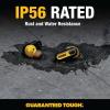 imageDEWALT Heavy Duty True Wireless Ear Buds Bluetooth Headphones with Type C Charging Case Included Over 37 Hours of Battery Life Easy Setup for iPhone Perfect for Jobsite Outdoor Work YellowYellow