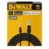imageDEWALT Heavy Duty USB A to Lightning Cable Apple MFi Certified Durable iPhone Charger Lightning Cables Fast Charging iPhone Charger Cord Compatible wiPhones 14131211 Pro Max iPad AirPods 6FT4 Foot