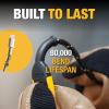 imageDEWALT Heavy Duty USB C Cable Premium Braided Nylon USB A to Type C Charger Cable Fast Charging for iPhone 16 Series iPhone 15 Series Samsung Galaxy S10 S10  Note 9 LG V30 USB 20 BlackBlack
