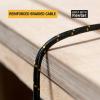 imageDEWALT Heavy Duty USB C Cable Premium Braided Nylon USB A to Type C Charger Cable Fast Charging for iPhone 16 Series iPhone 15 Series Samsung Galaxy S10 S10  Note 9 LG V30 USB 20 BlackBlack
