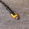 imageDEWALT Heavy Duty USB to MicroUSB Cable Jobsite Micro USB Connector Cable High Speed Charging Cord for Compatible Android Phones Cameras Legacy Devices 10 ft Black