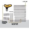 imageDEWALT Hex Key Wrench Set Ratcheting THandle Set 31Piece DWHT70265One Size