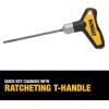 imageDEWALT Hex Key Wrench Set Ratcheting THandle Set 31Piece DWHT70265One Size