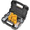 imageDEWALT Hole Saw Kit 14Piece Includes 2 Quick Change Mandrels and Pilot Point Bits D180005One Size