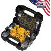 imageDEWALT Hole Saw Kit 14Piece Includes 2 Quick Change Mandrels and Pilot Point Bits D180005One Size