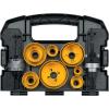 imageDEWALT Hole Saw Kit 14Piece Includes 2 Quick Change Mandrels and Pilot Point Bits D180005One Size