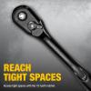 imageDEWALT Impact Socket Set with Ratchet MetricSAE 12quot Drive 23Piece Set with Case DWMT74739 23pc Socket Set