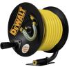 imageDEWALT Manual Air Hose Reel 38 in x 50 ft Oil and Kink Resistant Air Hose with 4 ft Lead Essential Home Improvement Tool for Efficient Hose Management and Connectivity