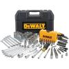 imageDEWALT Mechanics Tools Kit and Socket Set 142Piece 14 ampamp 38quot Drive MMSAE DWMT73802OG 142 Piece Set