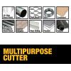 imageDEWALT Metal ShearCutter Drill Attachment Impact Ready 360 Degree Pivoting Head Cuts 18GA Material DWASHRIRYellow BlackShears Attachment
