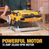imageDEWALT Planer Thickness Planer 13Inch 3 Knife for Larger Cuts Two Speed 20000 RPM Motor Corded DW7352Speed Planer 13