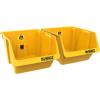 imageDEWALT Plastic Bins 10lb Capacity DEWALT Workshop Storage System Compatible DWST82813Pack of 3