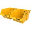 imageDEWALT Plastic Bins 10lb Capacity DEWALT Workshop Storage System Compatible DWST82813Pack of 3