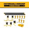 imageDEWALT Power Tool Organizer 10Piece Garage and Workshop Storage Part of the DEWALT Storage System Lineup DWST8282521 Piece Starter Kit