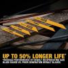 imageDEWALT Reciprocating Saw Blades MetalWoodcutting 5Piece Set DW4857 Yellow12piece Set