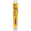 imageDEWALT Reciprocating Saw Blades MetalWoodcutting 5Piece Set DW4857 Yellow6Inch  10 TPI  5Pack