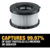 imageDEWALT Replacement HEPA Filter For DC515 DC5151H WhitesOne Size