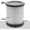 imageDEWALT Replacement HEPA Filter for DC500 DC5001H white  black