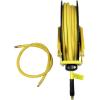 imageDEWALT Retractable Air Hose Reel 50ft Wall or Truck Bed Mounted Usable for Pnuematic Air Tools for Mechanics Garage At Home and More Double Arm Construction 38in x 50ft Hose