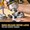 imageDEWALT Router Fixed and Plunge Base Kit Soft Start 12Amp 24000 RPM Variable Speed Trigger Corded DW618PKB
