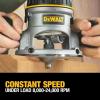 imageDEWALT Router Fixed and Plunge Base Kit Soft Start 12Amp 24000 RPM Variable Speed Trigger Corded DW618PKB