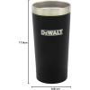 imageDEWALT Stainless Steel Tumbler Black 20 Ounce1 Count Pack of 12