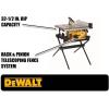 imageDEWALT Table Saw 10 Inch 15 Amp 32 Inch Rip Capacity Dust Collector Scissor Stand DWE7491X