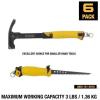 imageDEWALT Tool Attachment with Swiveg DRing 25 inches 6 Pack