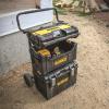 imageDEWALT Tool Box Storage Rack Tough System 440 lb Capacity Garage Storage System DWST08260Open Tote Case
