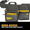imageDEWALT Tool Pouch with Belt 13 Pocket Professional Small Tool Belt Pouch DWST540201One Size