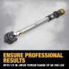 imageDEWALT Torque Wrench 38 inch Drive 20100 FTLB Micro Adjust DWMT7546312 Digital